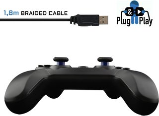 The G-Lab mando gaming pc ps3 vibración