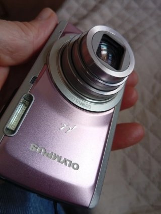 Cámara Olympus MJ7040 Rosa/Plata