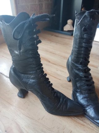 Botines victorianos Belle Époque S.XIX (Paris)