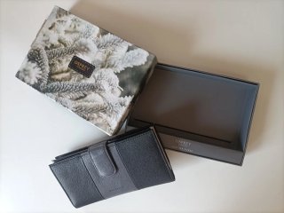 🇬🇧 Osprey London Cartera Matinee Piel Negra/Gris