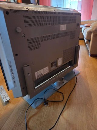 Televisor Philips Negro y Plateado