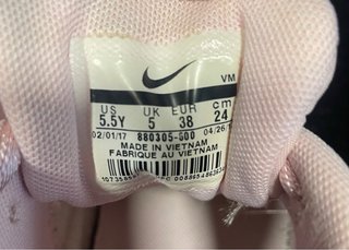 Zapatillas Nike Air Max Rosa y Blanco