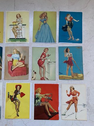 Láminas Vintage Pin Up años 60