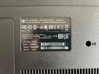 Portátil HP Plata y Negro