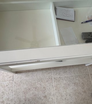 Mesa de centro Ikea madera y cristal