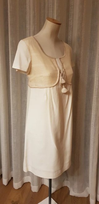 Vestido beige Ailanto Talla 40