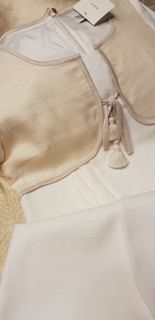 Vestido beige Ailanto Talla 40