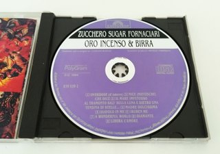 CD Zucchero Sugar Fornaciari Oro Incenso & Birra