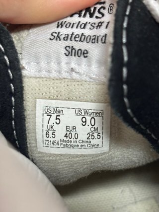 Zapatillas Vans Bota Plataforma Talla 40