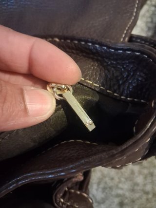 Bolso Purificación García Marrón Piel Serpiente