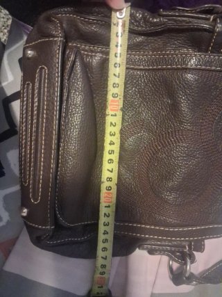 Bolso Purificación García Marrón Piel Serpiente