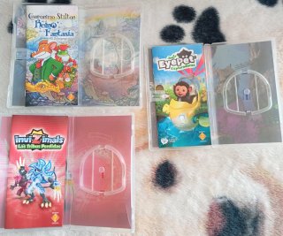 Lote de Carcasas y manuales PSP (Sin juegos)