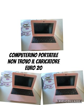 Minicomputer per bambini rosa