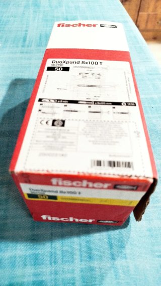 Fischer DuoXpand 8x100 T - Caja 50 uds