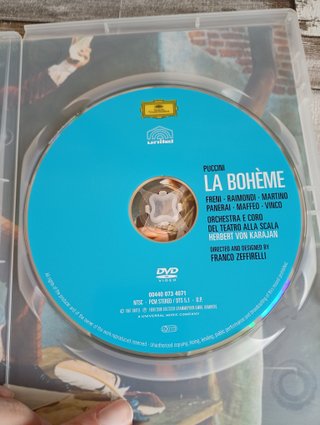 DVD La Bohème Puccini Regia Zeffirelli 1965