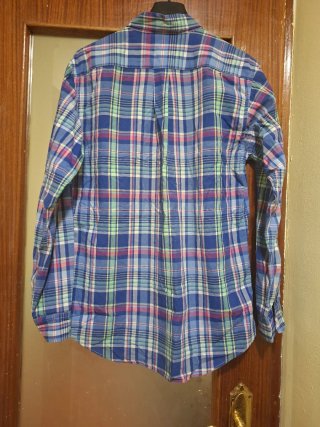 Camisa Ralph Lauren XL Tartán Azul Multicolor