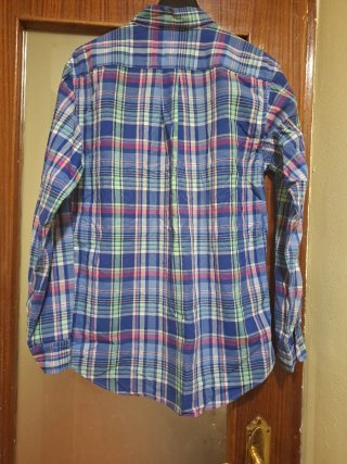 Camisa Ralph Lauren XL Tartán Azul Multicolor