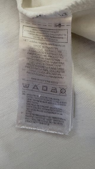 T-shirt Adidas Bianca Taglia M
