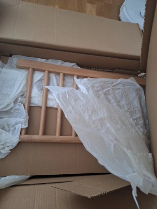 Cuna Zara Home madera recién nacido