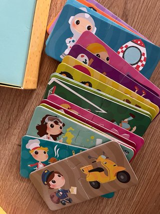 Puzzle Educativo PROFESSIONS Montessori.