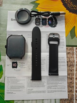 LAXASFIT H9 Pro Max Smartwatch nero