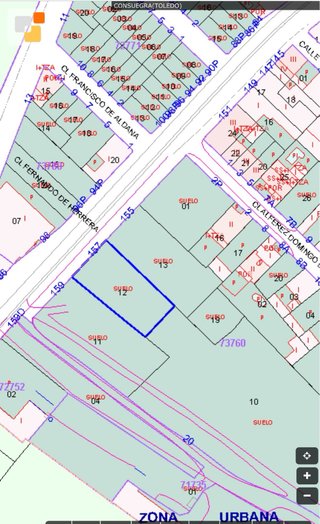 Terreno en venta (Consuegra)   916 metros