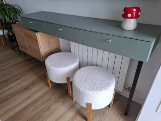 Mueble salón/recibidor madera.