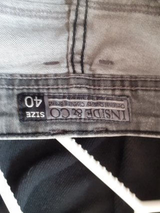 Pantalón vaquero  gris hombre talla M
