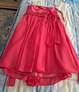 Vestido de ceremonia rojo