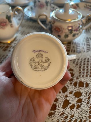 Vajilla Inglesa Porcelana Flores