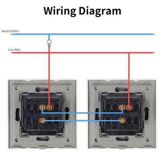 JIMEIDA interruptor botón moderno panel cristal