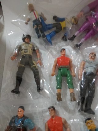 Lote figuras guerreros