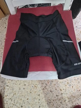 Culotte ciclismo niño negro talla 9- 10 años B-Pro