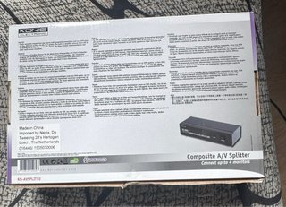 Divisor Konig Composite A/V 4 Puertos