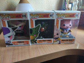 Funko Pop! Dragon Ball Z (Frieza, Cell, Majin Buu)