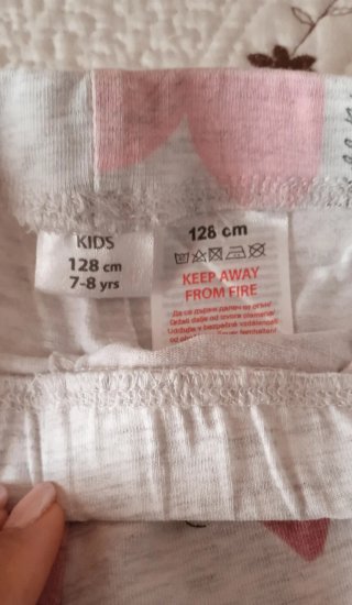 Lote 7 leggings niña 7-8 años