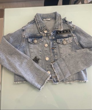 Giubbotto jeans bimba