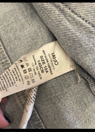 Giubbotto jeans bimba