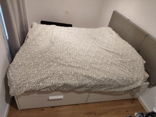 Estructura Cama IKEA 160x200 + Colchón
