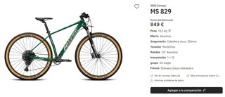 Conway MS 829 29” Talla L 12v RockShox SRAM Eagle