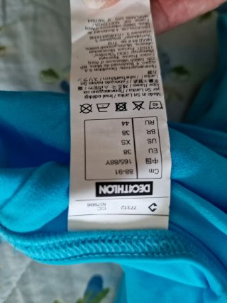 Costume da nuoto Nabaiji azzurro taglia xs