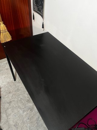 Mesa de comedor/escritorio negra