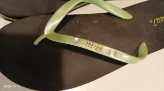 Havaianas em verde menta