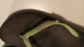 Havaianas em verde menta