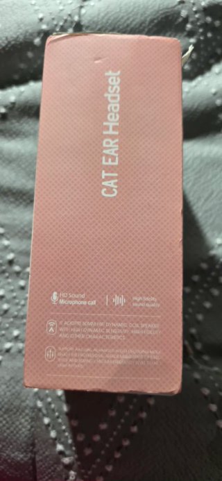 Auriculares Bluetooth Cat Ear LED Rosa