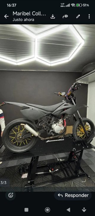 Beta RRT 49cc Enduro Negra y Dorada