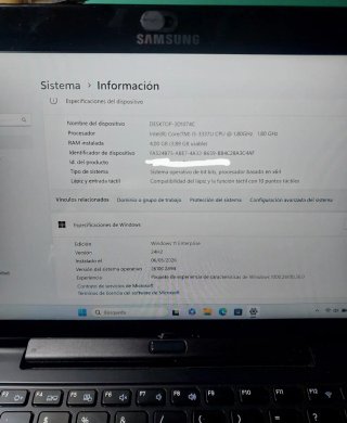 Portatil Samsung Convertible Negro