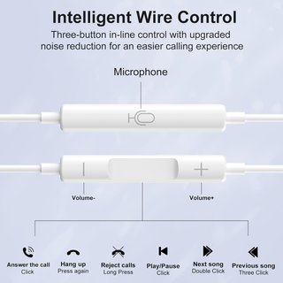 Auriculares In Ear para iPhone con micrófono