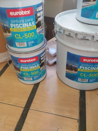 Pintura para Piscinas Eurotex CL-500 Azul
