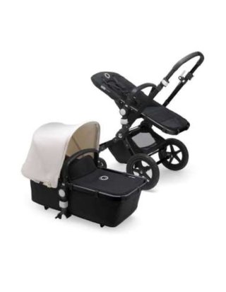 Carro de bebé Bugaboo negro y beige